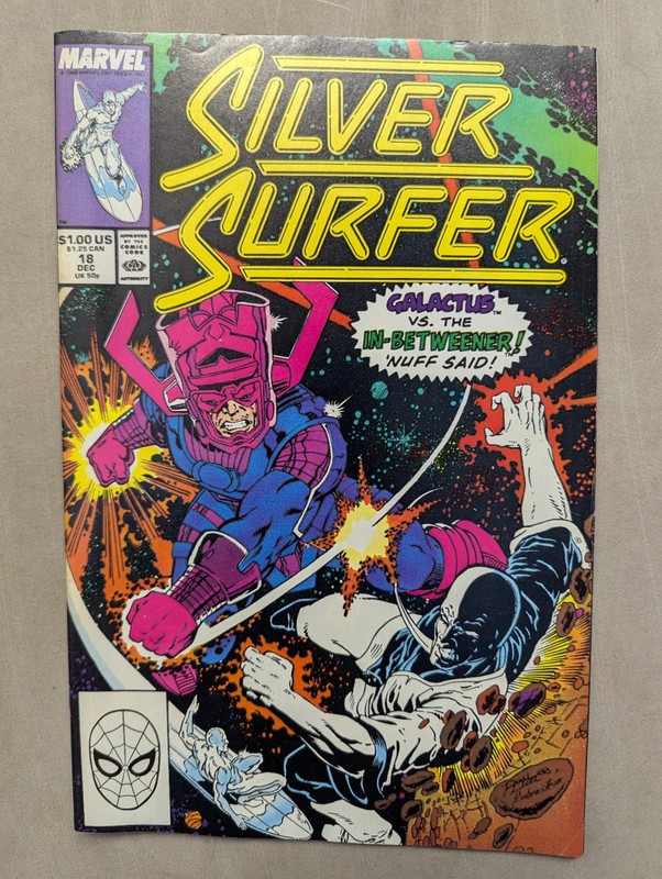 Silver Surfer #18, Marvel Comics, 1988. Galactus.