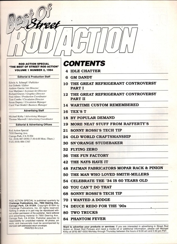 Street Rod Action 1994 Best of Street Rod Action - 60th Anniversary of the '34 F gallery