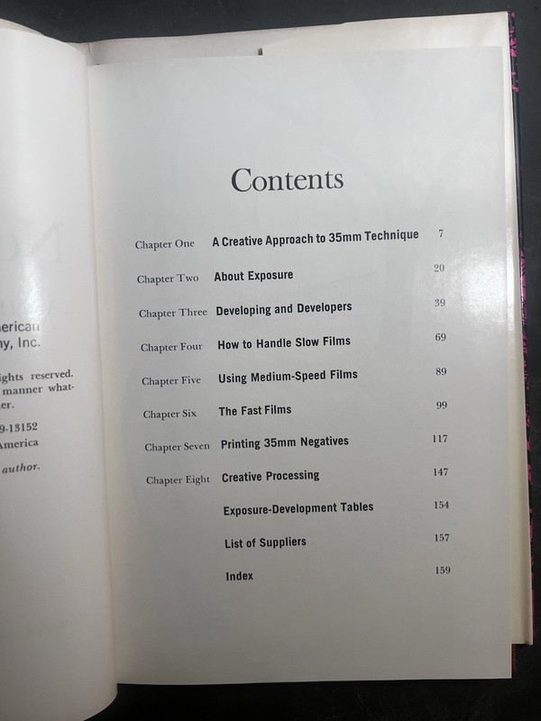 35 MM Negs & Prints Ernest Satow 1975 Darkroom Photography DYI How To Book gallery