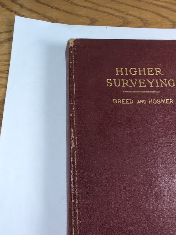 Higher Surveying By Charles B. Breed & George L. Hosmer 1926. Signed 3rd Ed gallery