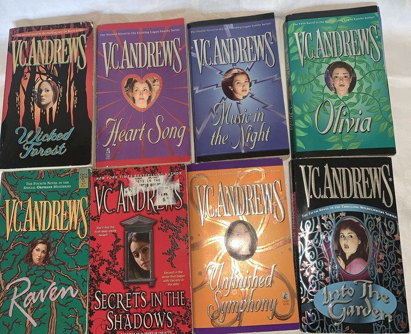 VC Andrews Books Lot of 8 incl Orphan Logan Wildflowers De Beers