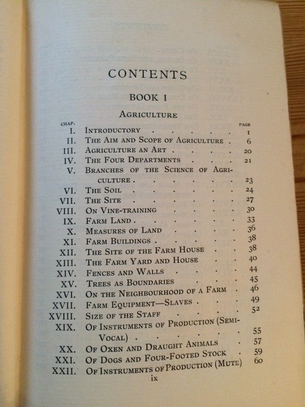 Varro on farming (Bohns classical library). Lloyd Storr-Best. 1912 Hardback. gallery