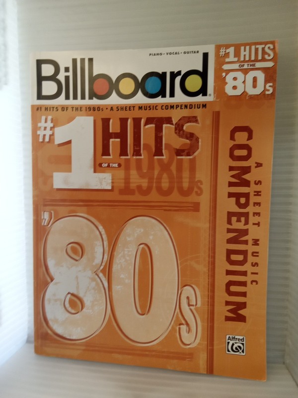 Billboard No. 1 Hits of the 1980s: A Sheet Music Compendium FREE SHIPPING