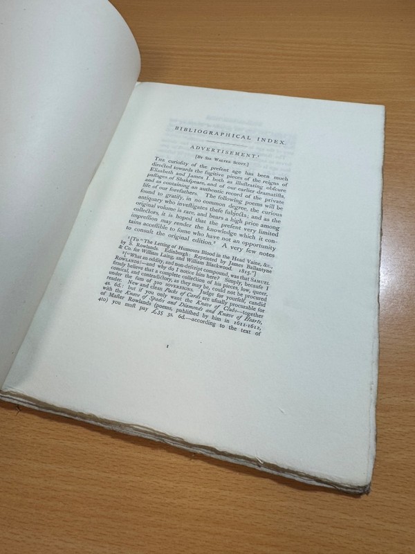 Bibliographical Index No. XLV. -Fifth Year. by Thomas Lodge The Hunterian Club gallery