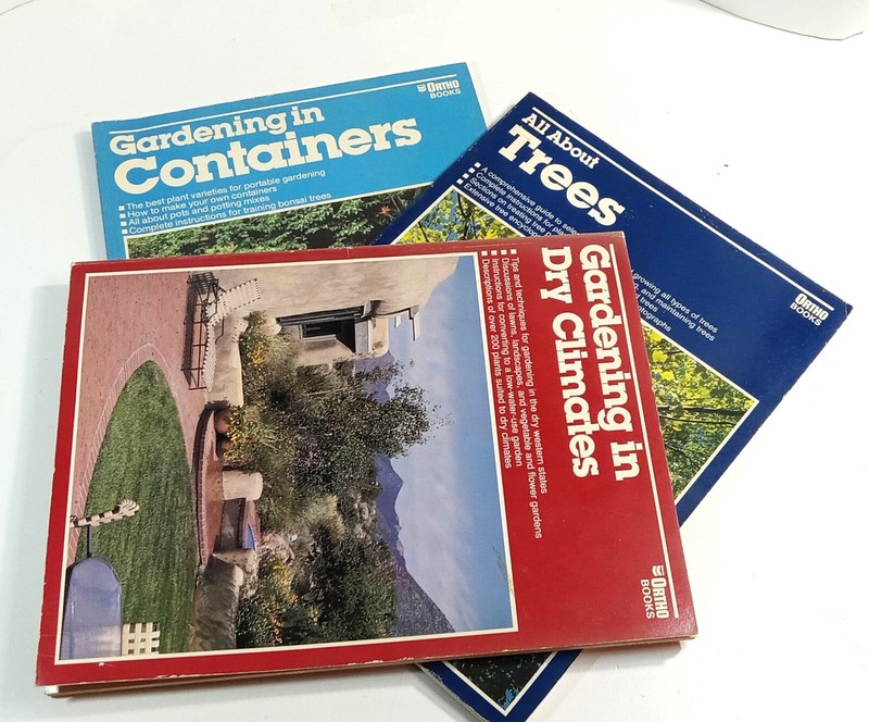 3 ORTHO BKS-ALL ABOUT TREES-GARDENING IN DRY CLIMATES & GARDENING IN CONTAINERS