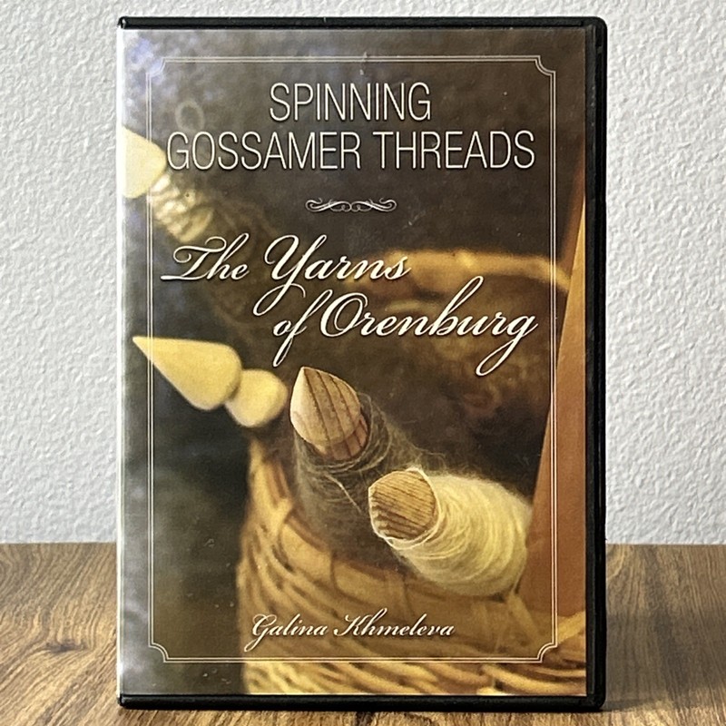 Spinning Gossamer Threads DVD Galina Khmeleva Yarns of Orenburg 2 Disc Set