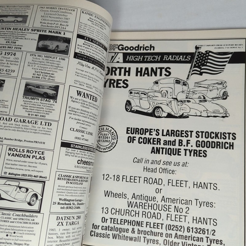 Vintage Classic And Sportscar Magazine August, June 1987 Mixed - Lot of 2 gallery