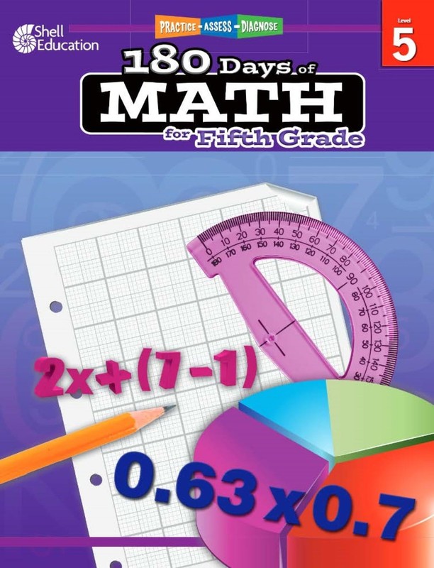Shell Education 180 Days of Math for Fifth Grade