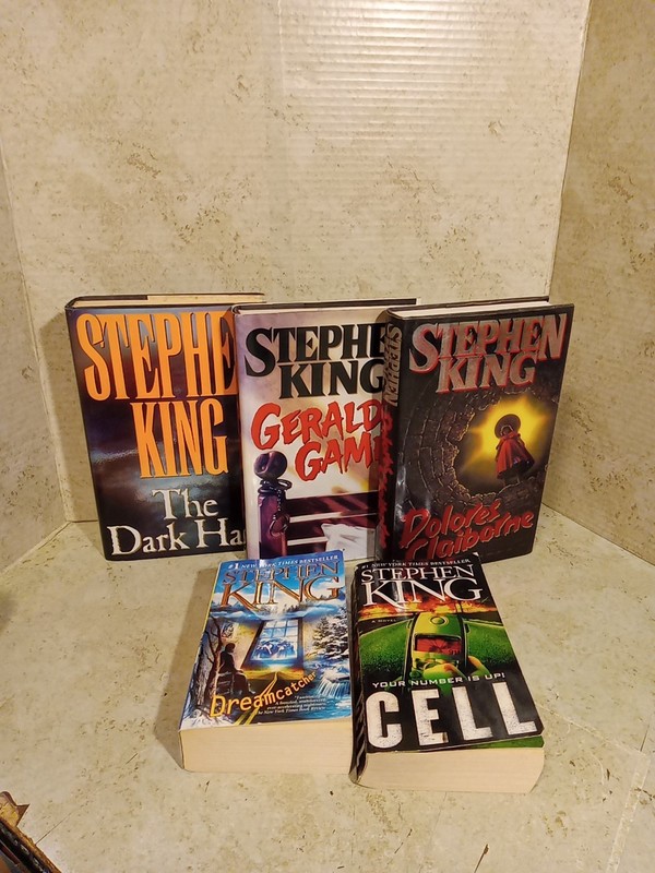 STEPHEN KING Books Lot (5) 2 Paperback ☆ 3 Hardcover *Titles In Description*