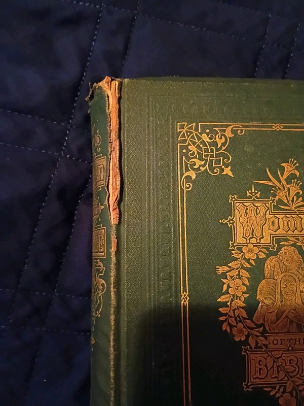 Antique 1868 Women of the Bible Victorian Gilt Hardcover American Tract Society gallery