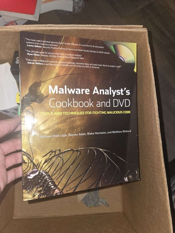 Malware Analyst’s Cookbook and DVD: Tools and Techniques for Fighting Malicious