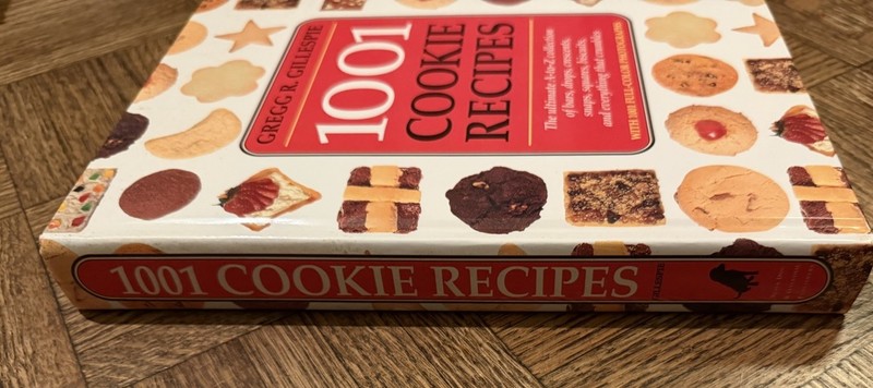 1001 Cookie Recipes by Gregg R. Gillespie (1995, Hardcover) Vintage Cookbook gallery