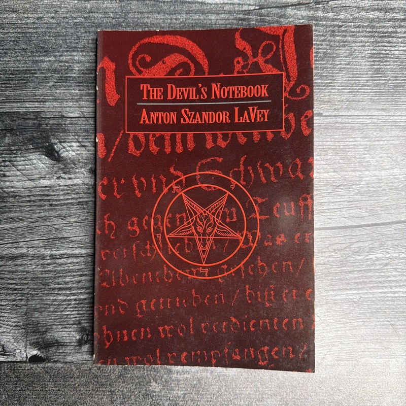 Devil’s Notebook by Anton Szandor LaVey (2000, Trade Paperback)