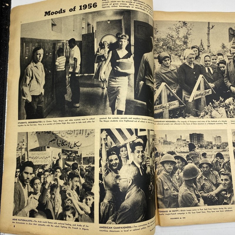 New York Times Magazine DEC 3, 1956 - Year Recap - Politics - Amazing Ads gallery