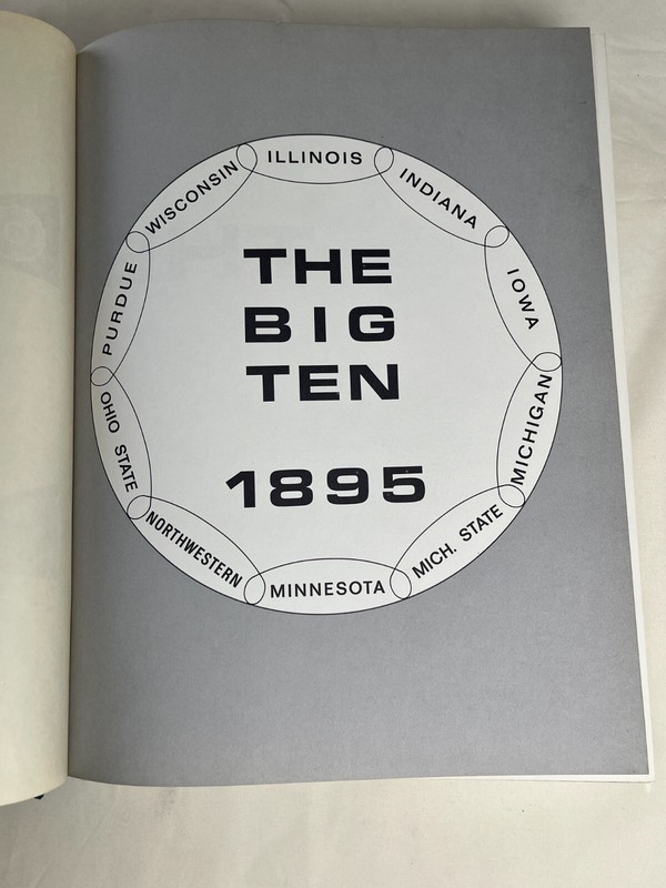 Tug Wilson / Jerry Brondfield THE BIG TEN Prentice Hall 1967 2nd Printing - HC gallery