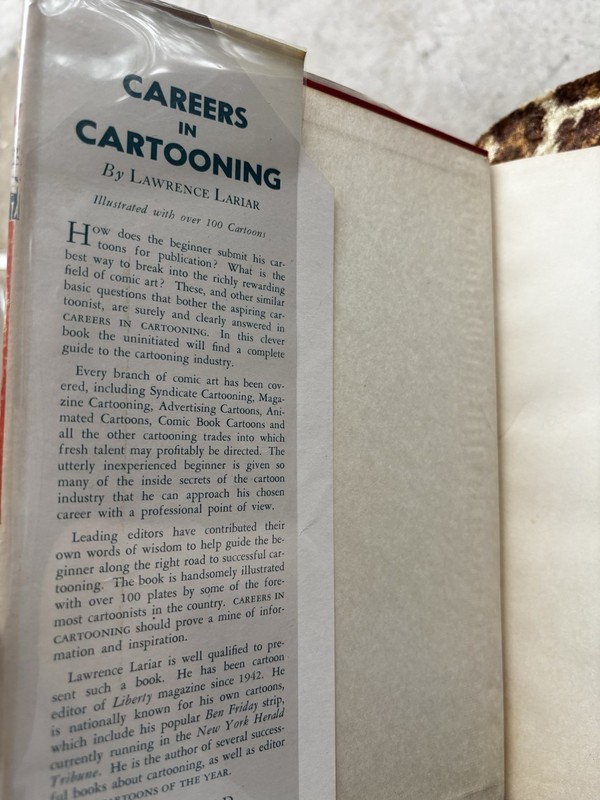 Careers In Cartooning Lariar 1950 Hardcover Book 1st Edition Animation Cartoons gallery