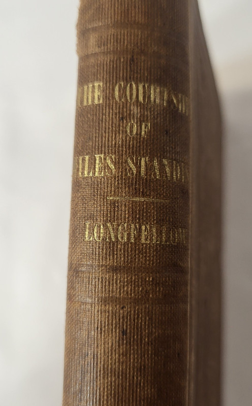 1858 The Courtship of Miles Standish By Henry Wadsworth Longfellow 1st Printing gallery
