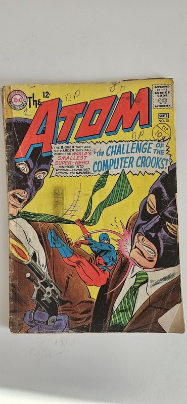 DC Comics The Atom #20 #24 #25 #36 Silver Age Comic Book Lot 1965-1968