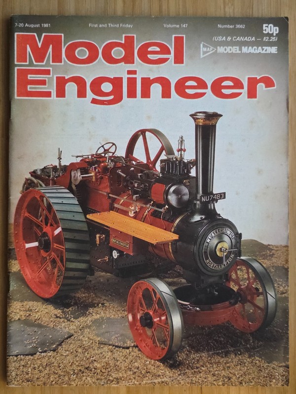 Model Engineer – Vol. 147 – Issue: 3662 / 7th – 20th August 1981