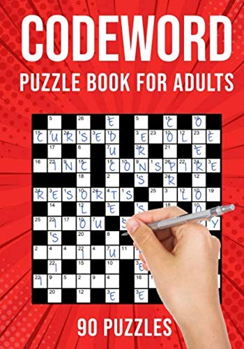 Codeword Puzzle Books for Adults: Code Breaker / Code Word Puzzlebook | 90 P…