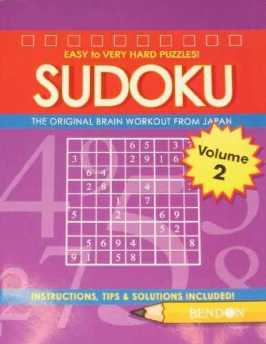 Sudoku Puzzle Books: 9 – Paperback, by Bendon Publishing – Acceptable p