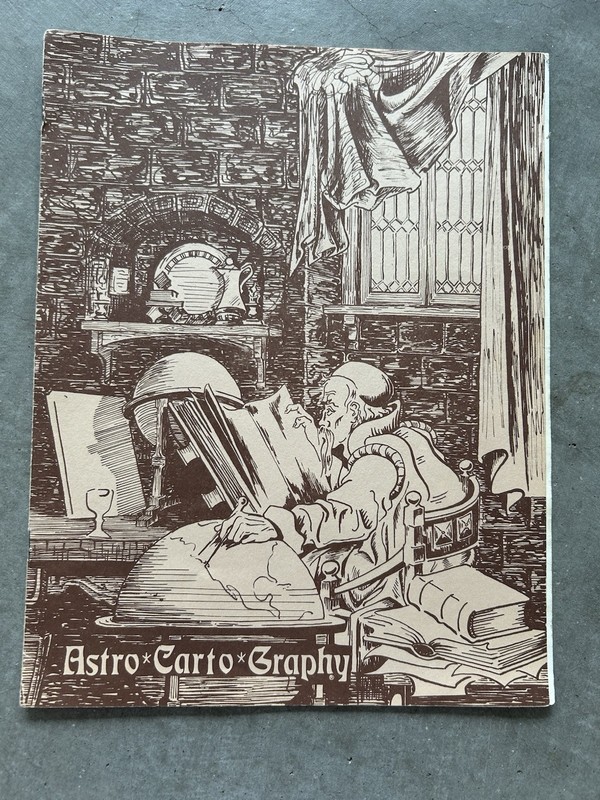 1976 Astro Carto Graphy Book by Michael S. Moore