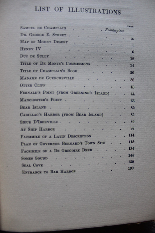 MOUNT DESERT A HISTORY by George E. Street. Boston: Houghton, Mifflin & Co. 1905 gallery