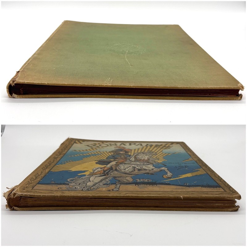 Bonaparte by Georges Montorgueil Antique Decorated Cloth Paris France Book 1910 gallery