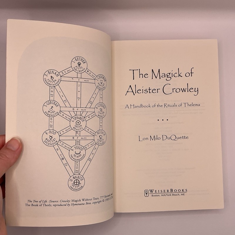 The Magick of Aleister Crowley Lon Milo Du Quette 1st Pub 2003 Red Wheel Weiser gallery