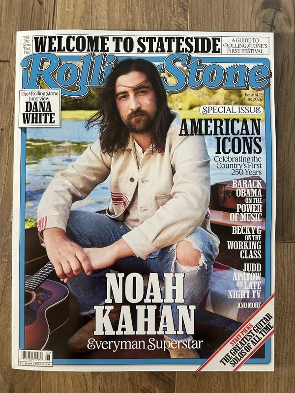 2026 ROLLING STONE June Issue AMERICAN ICONS Issue NOAH KAHAN Vampire Lestat NEW