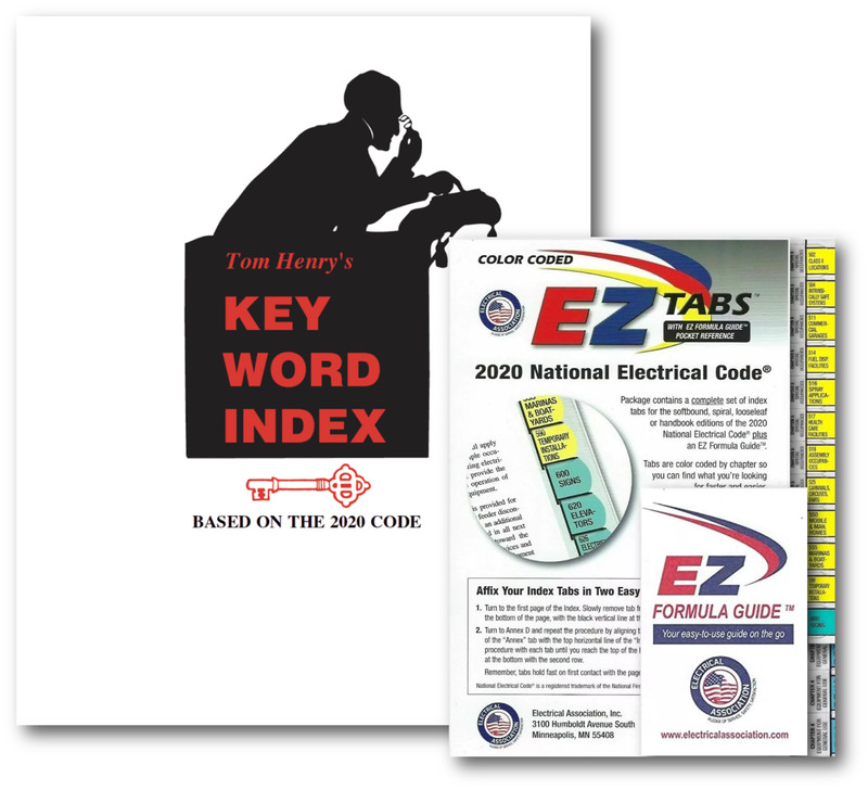 Key Word Index, EZ Tabs & Ugly's Elect. References based on 2020 NFPA NEC Code gallery