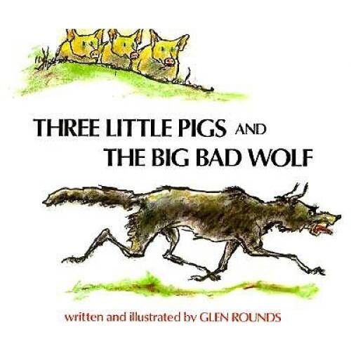 Three Little Pigs and the Big Bad Wolf – Library Binding By Rounds, Glen – GOOD