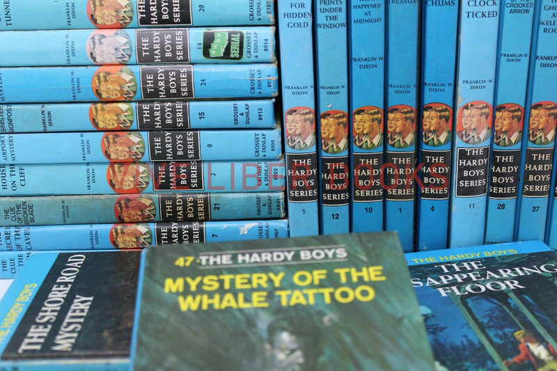 Lot of 10 Hardy Boys Vintage Hardcover Books by Franklin W. Dixon – Random gallery