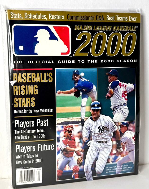 Major League Baseball 2000 Official Guide, Pedro Martinez, Derek Jeter gallery