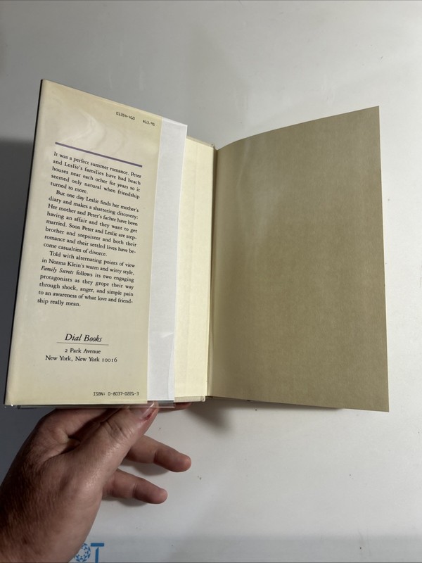 Signedx2/& Rare sketch Family Secrets By Norma Klein (Dial Books) gallery