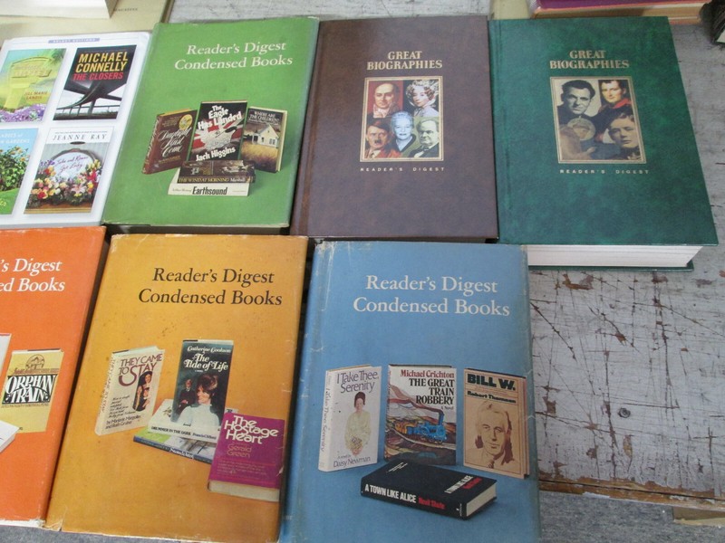 Vintage Lot of 8, Reader's Digest 4 IN 1 Hardcover Books, GUC gallery
