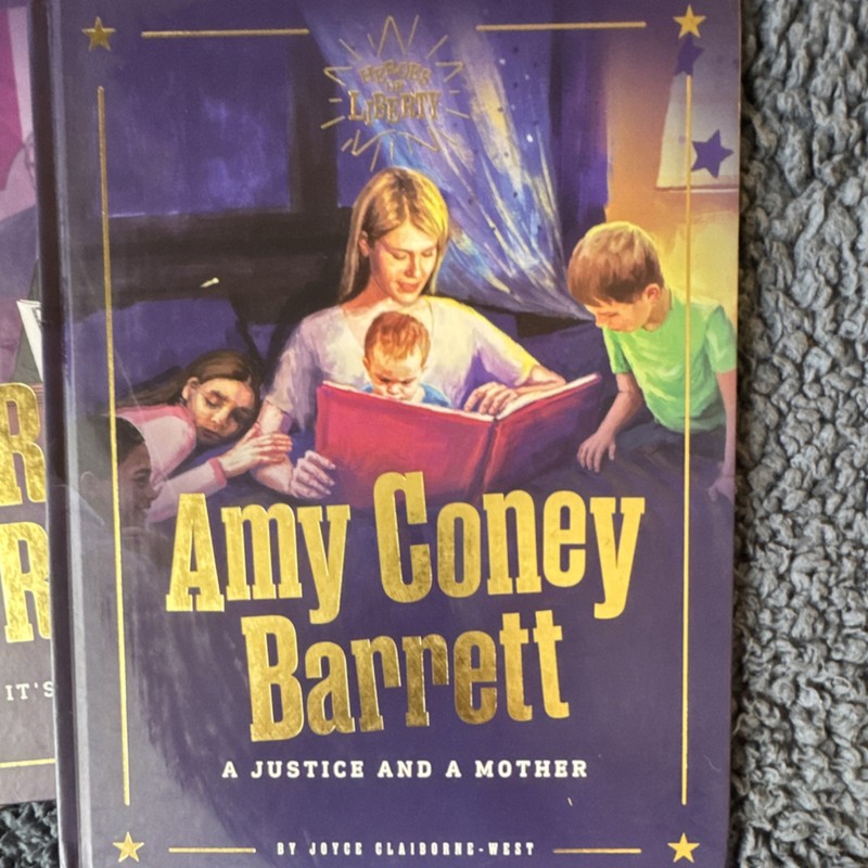 Lot of 3 Heroes of Liberty Books Reagan Sowell Amy Coney Barrett Kids Biography gallery
