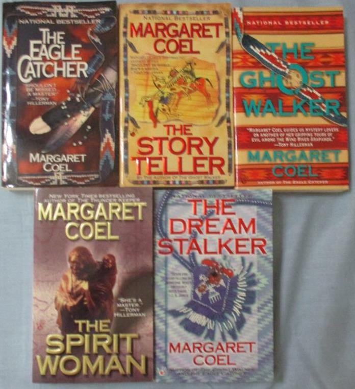 Lot of 5 Margaret Coel Mystery Books Dream Stalker Walker Native American Indian