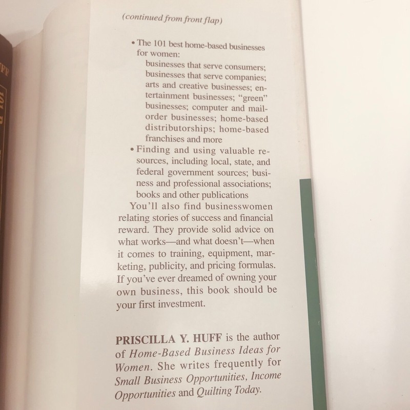 101 Home-Based Businesses For Women By Priscilla Y Huff gallery