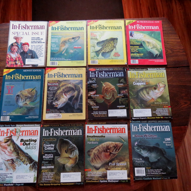 Lot of 1 In- Fisherman Magazines Fishing 1992-3 1993-2 2000-1 2003-1 2006-4