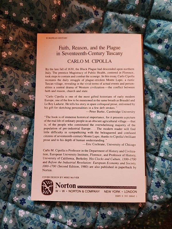 Faith, Reason, and the Plague in Seventeenth-Century Tuscany by Carlo M. Cipolla gallery