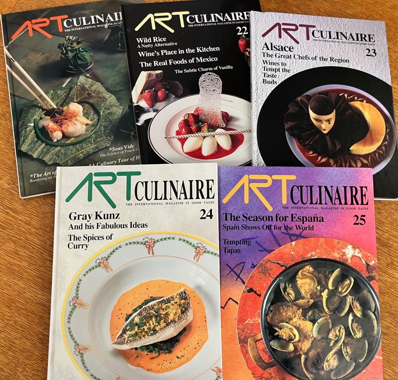 Assorted ART CULINAIRE Magazines - International Magazine in Good Taste - HC/VG gallery