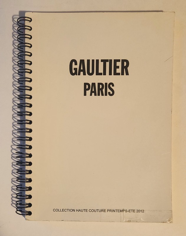 Gaultier Paris Runway Show Book Spring/Summer 2012 Amy Winehouse Tribute Rare!