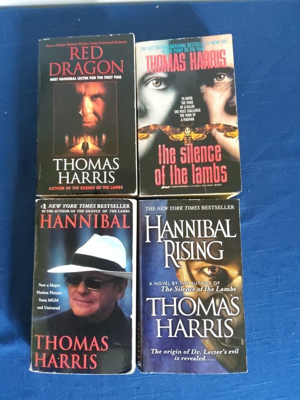 Lot of 4 – Thomas Harris – Hannibal Lecter Series – Complete 1-4 Paperbacks