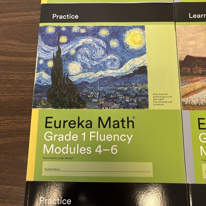Eureka Math Grade 1 Lot of 6 Books Modules 4-6 Fluency & Student Editions gallery