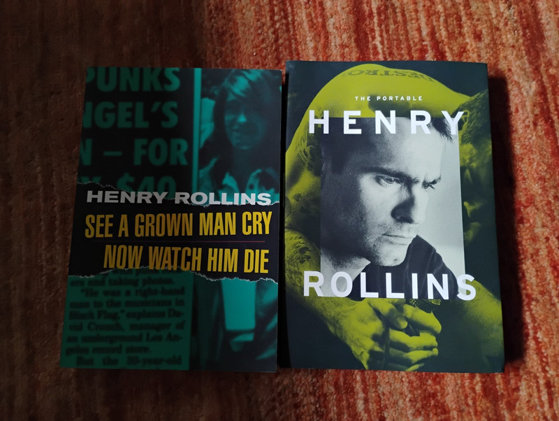 Henry Rollins lot (The Portable Henry Rollins, See A Grown Man Cry Now Watch…)