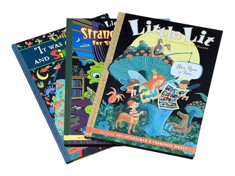 Art Spiegelman / Little Lit Set X 3 SIGNED By Many, Charles Burns, Mouly