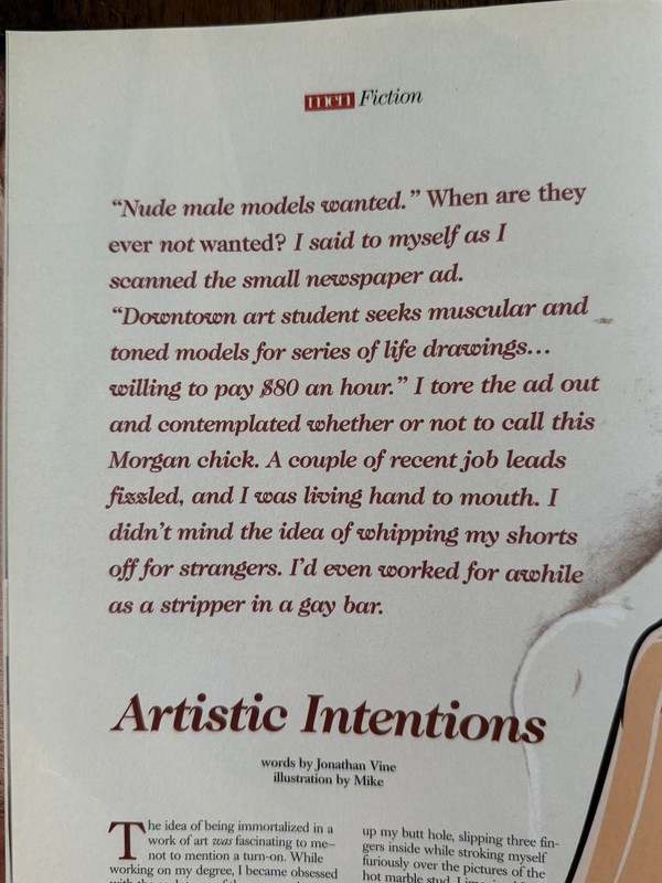 Advocate Men April 2003, Collectors Item, nude males, Chase Rivers, Nathan Black gallery