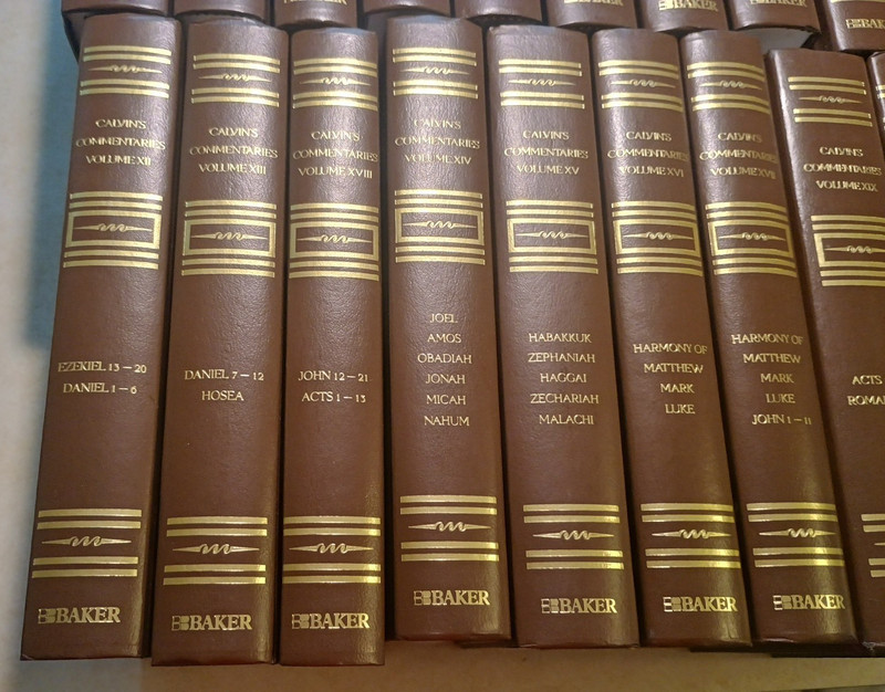 Calvin's Commentaries Complete 22 Volume Set Hardcover 2003 Baker Books Bibles gallery