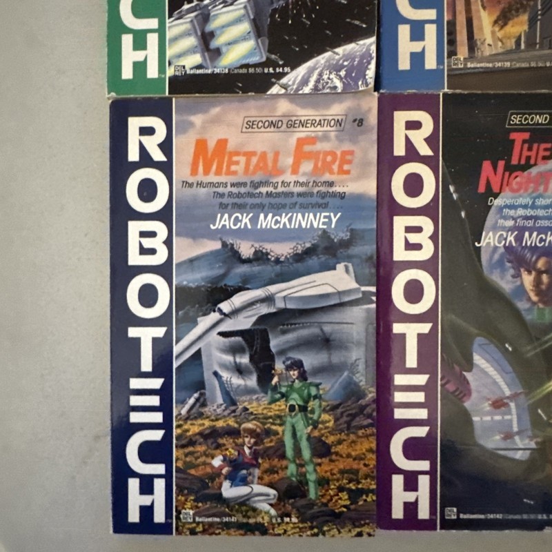 Robotech book Lot McKinney First Second Third Generation 5 6 7 8 9 10 Invasion gallery